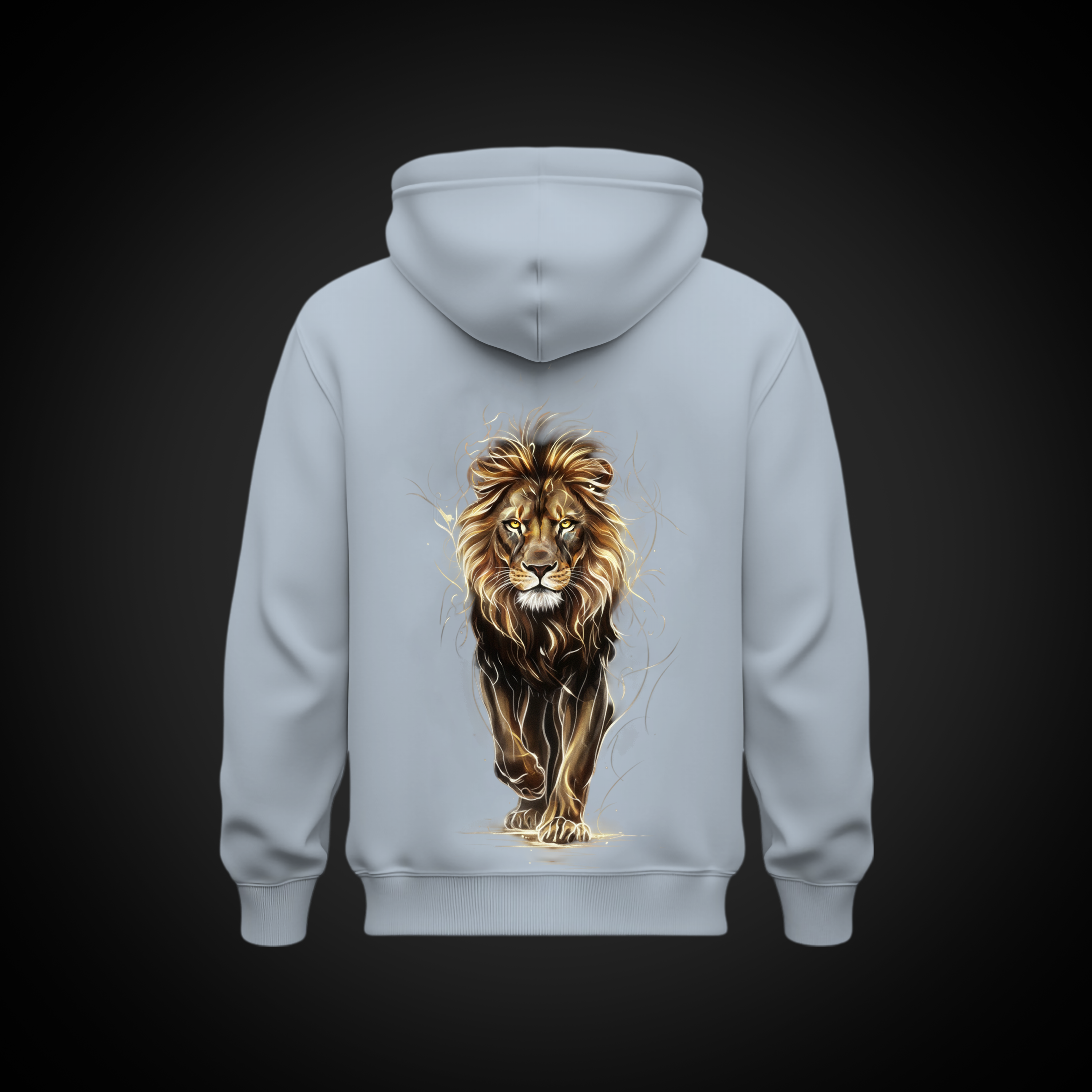 Unisex Lion Printed Hoodie