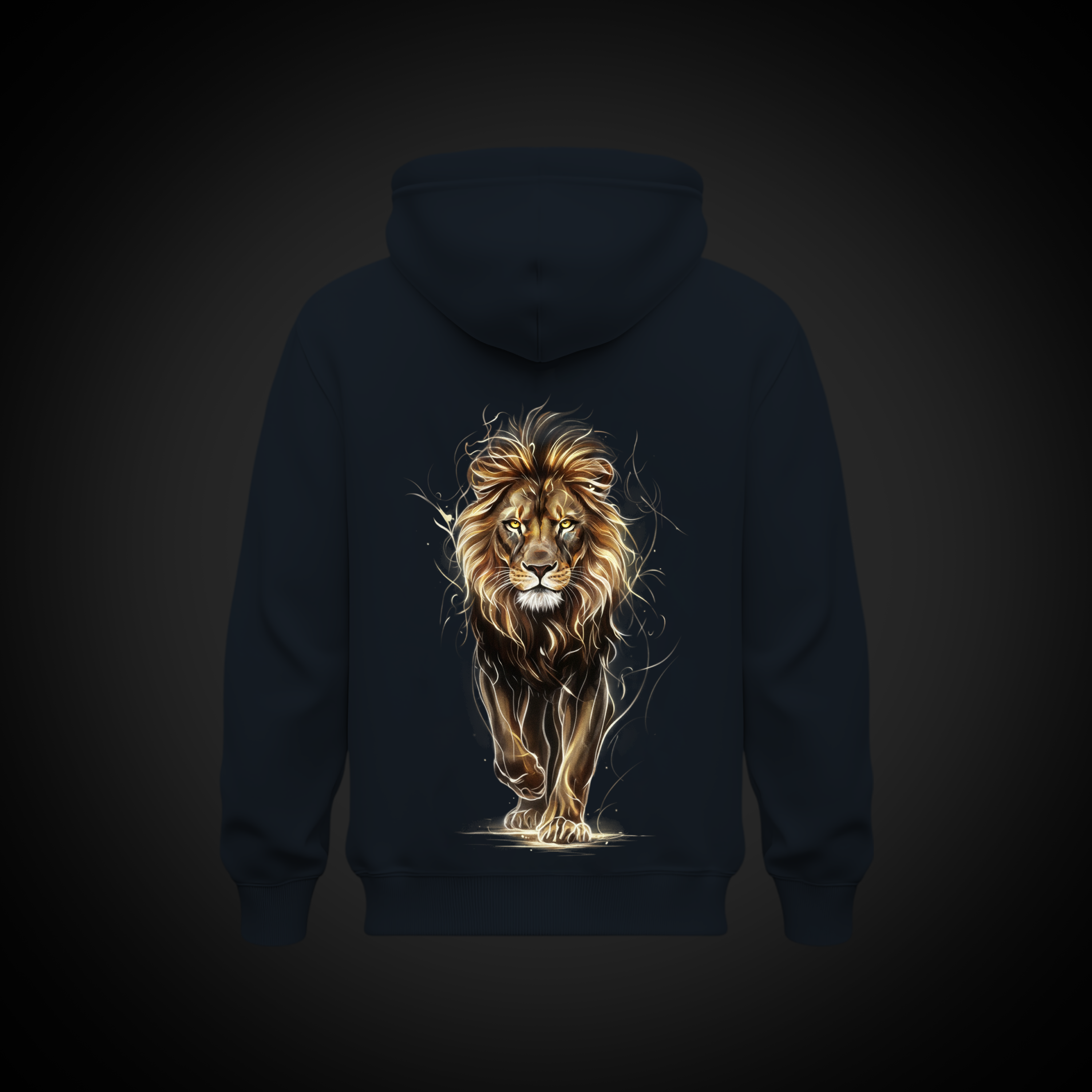 Unisex Lion Printed Hoodie