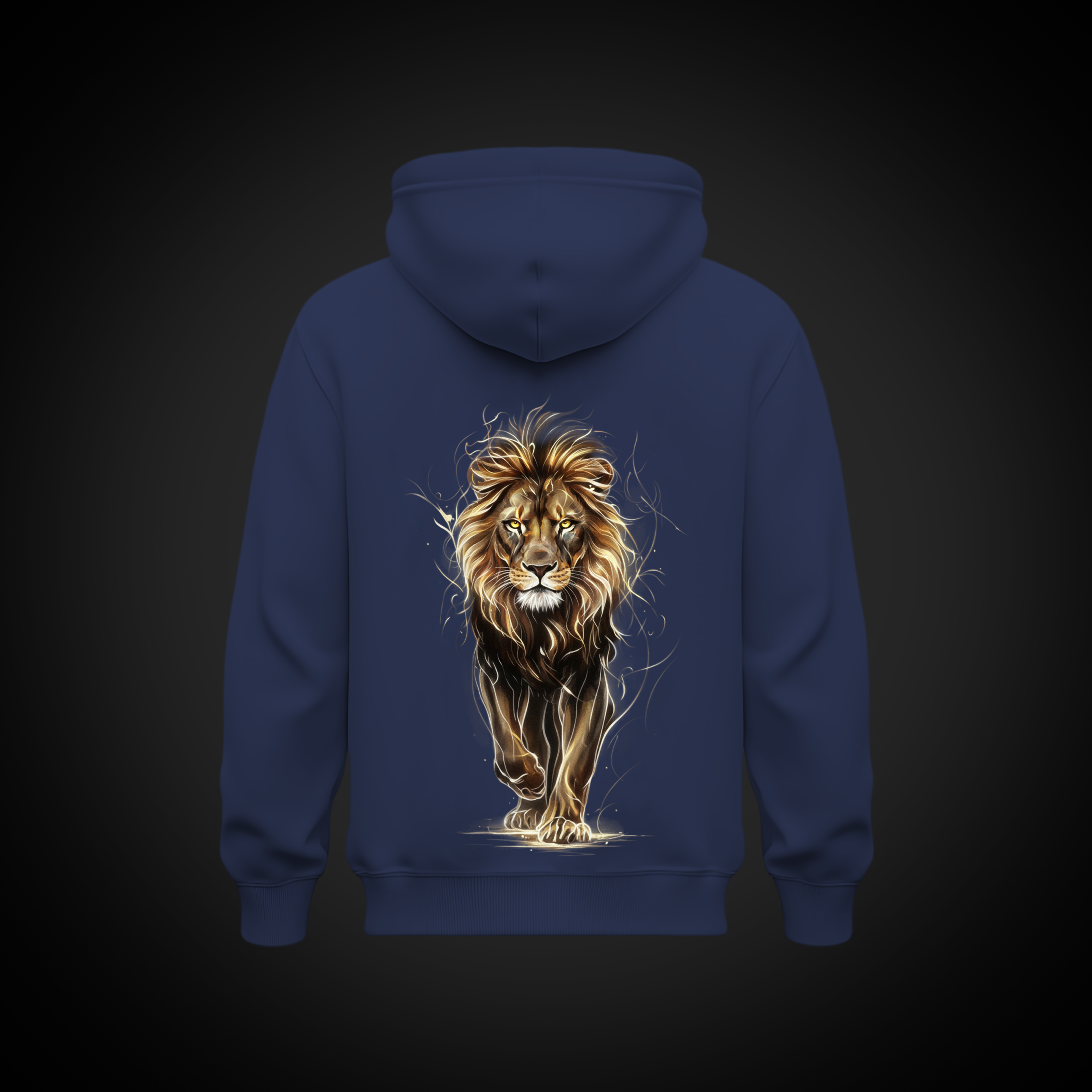Unisex Lion Printed Hoodie