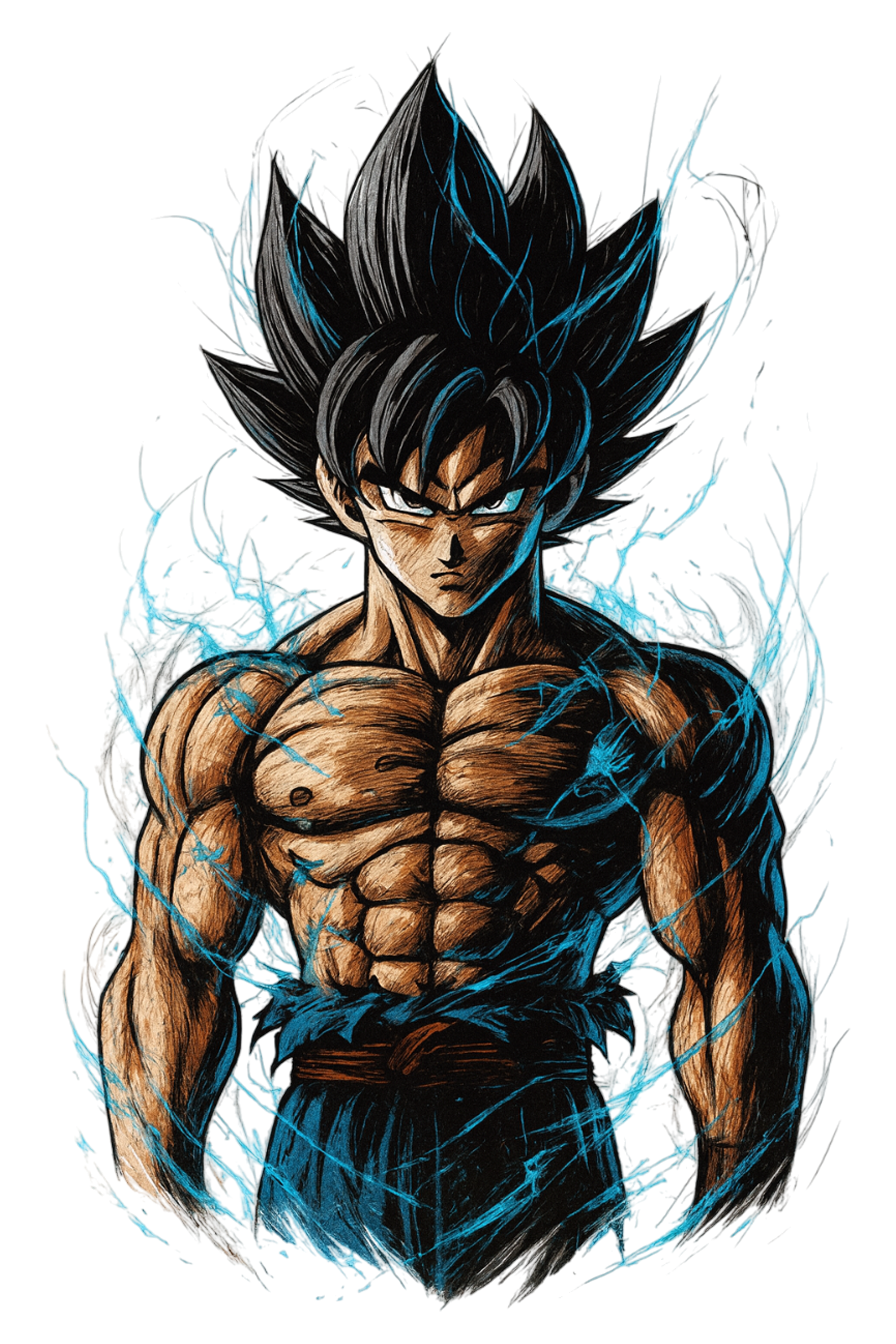 Unisex Goku Printed Hoodie