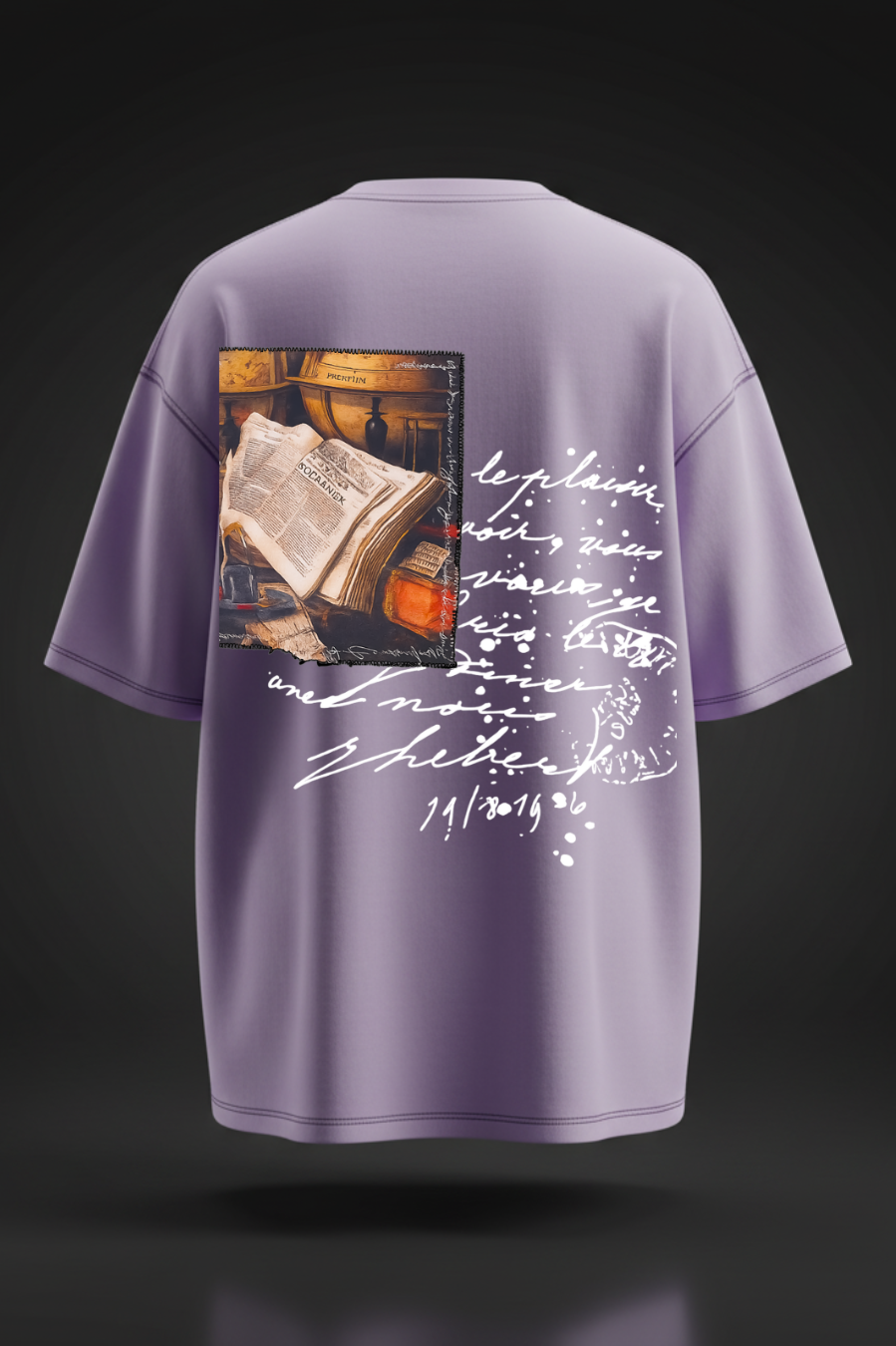 Book Oversized T-Shirt – Front & Back Print