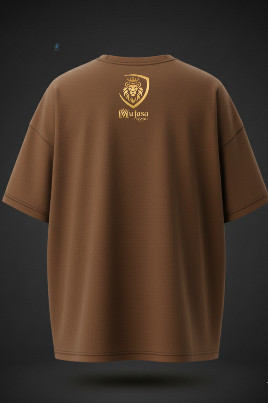 T-Shirt with Golden Rose Print – Minimal & Elegant Streetwear