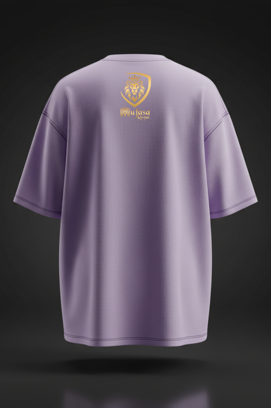 T-Shirt with Golden Rose Print – Minimal & Elegant Streetwear