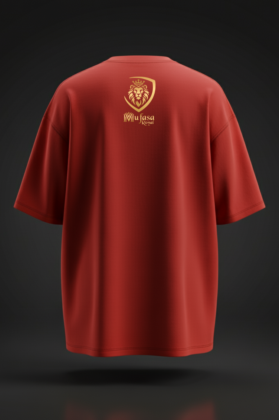 T-Shirt with Golden Rose Print – Minimal & Elegant Streetwear