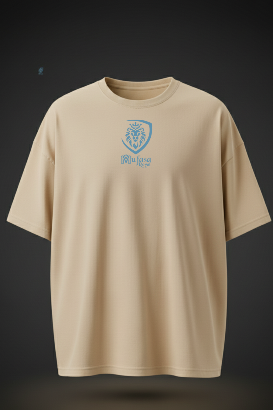 Black Oversized Cartoon Stitch Print T-Shirt – Unisex Streetwear