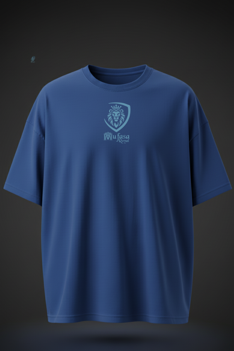 Black Oversized Cartoon Stitch Print T-Shirt – Unisex Streetwear