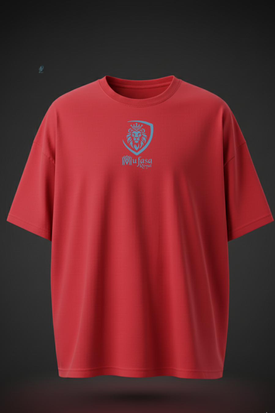 Black Oversized Cartoon Stitch Print T-Shirt – Unisex Streetwear