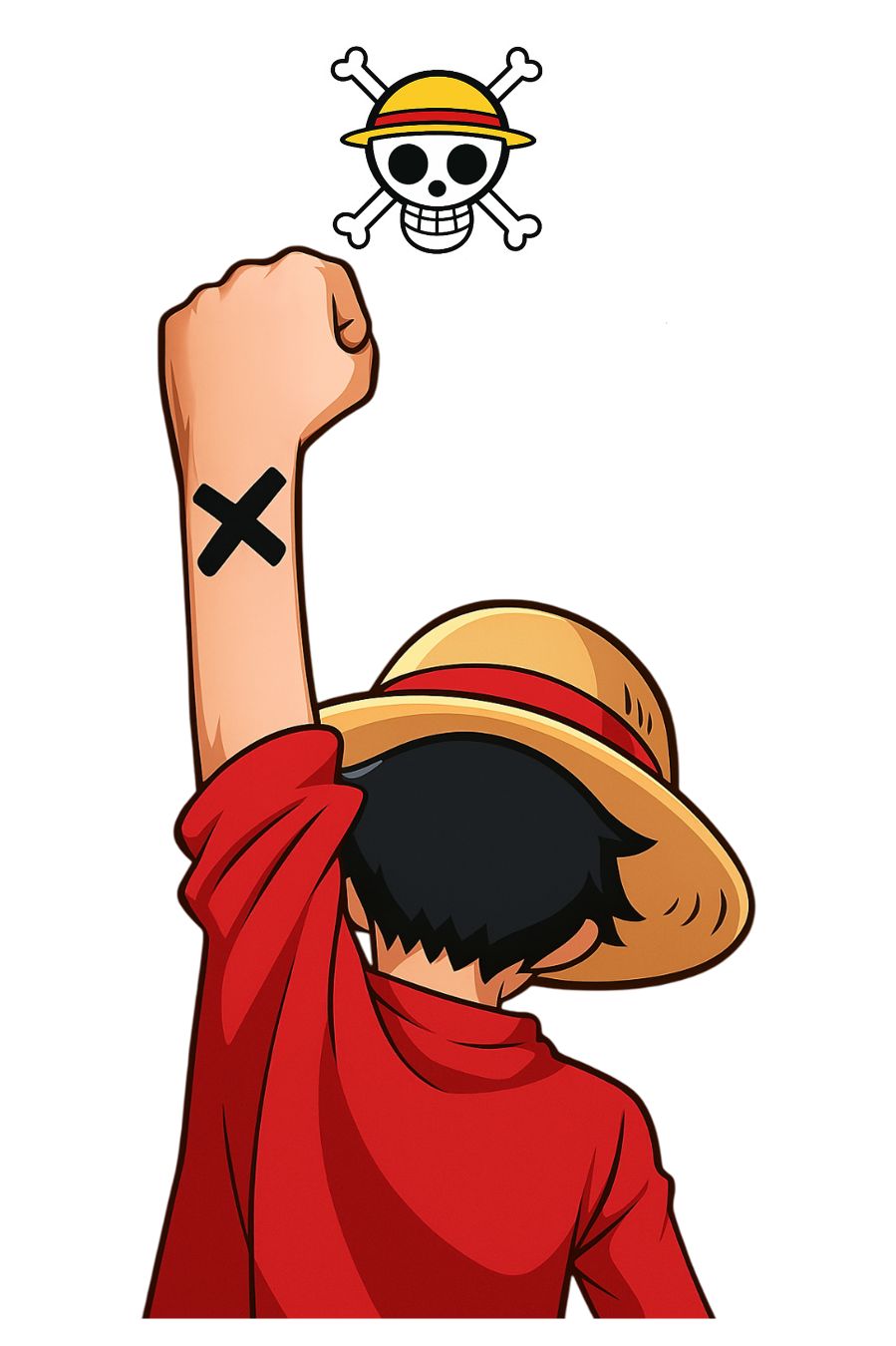 One Piece Oversized T-Shirt – Luffy Inspired Anime Streetwear