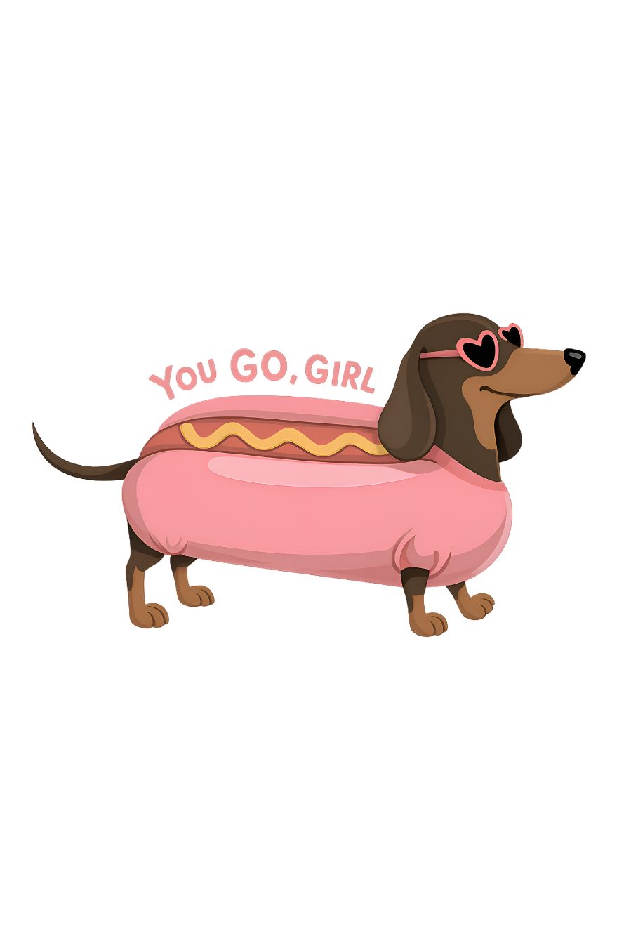 Oversized Hotdog Print T-Shirt – Unisex Casual Wear