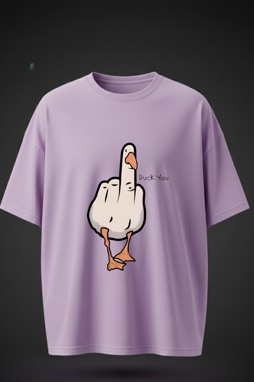 Oversized Duck Graphic T-Shirt – Bold Streetwear Statement