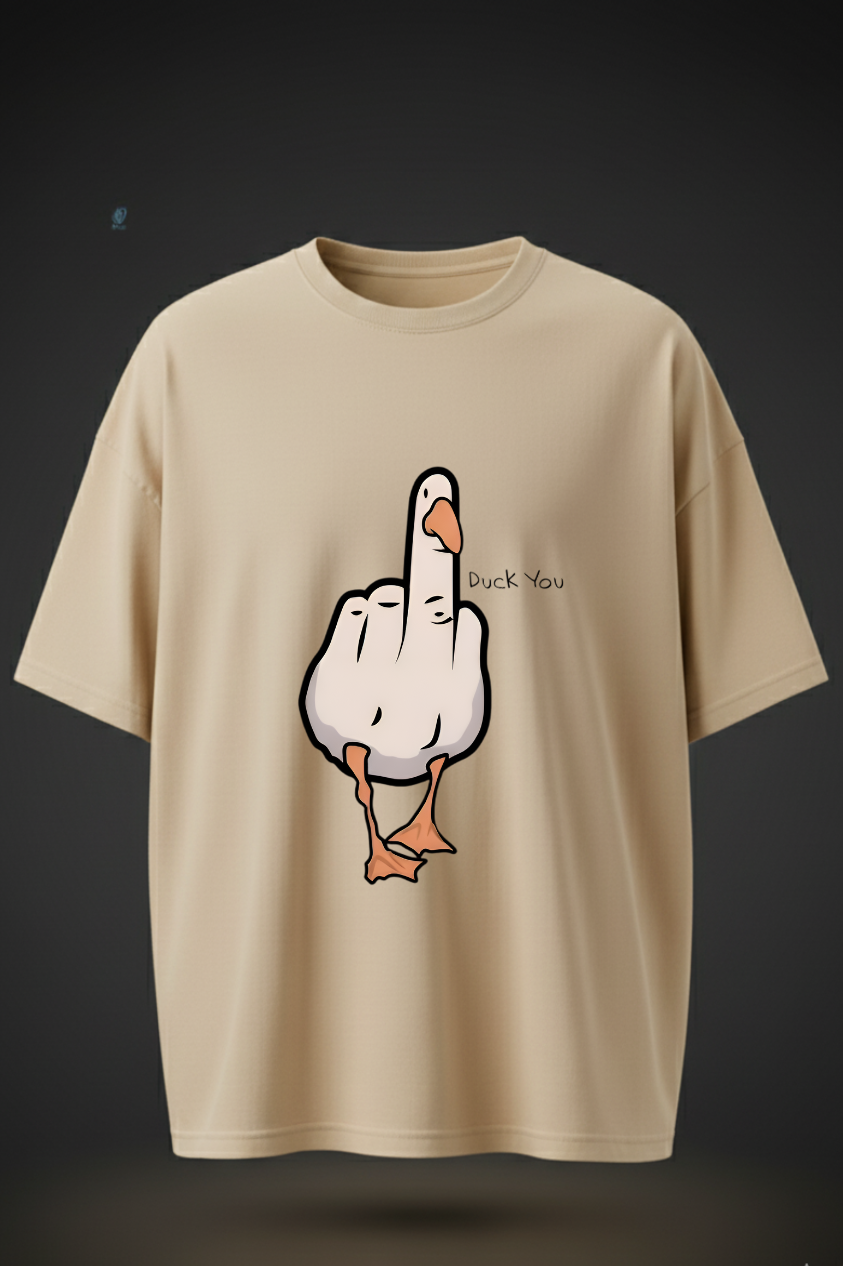 Oversized Duck Graphic T-Shirt – Bold Streetwear Statement