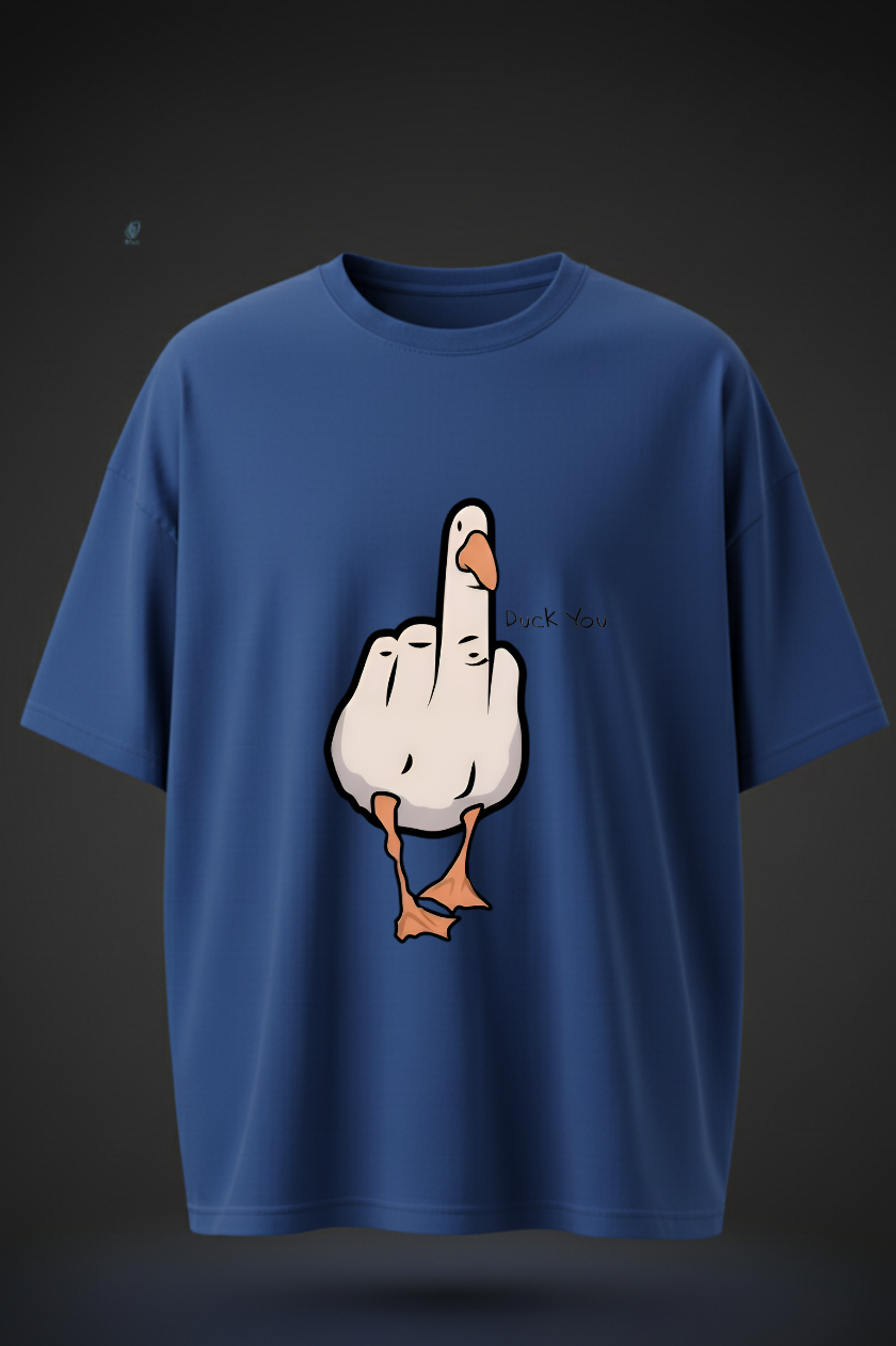 Oversized Duck Graphic T-Shirt – Bold Streetwear Statement