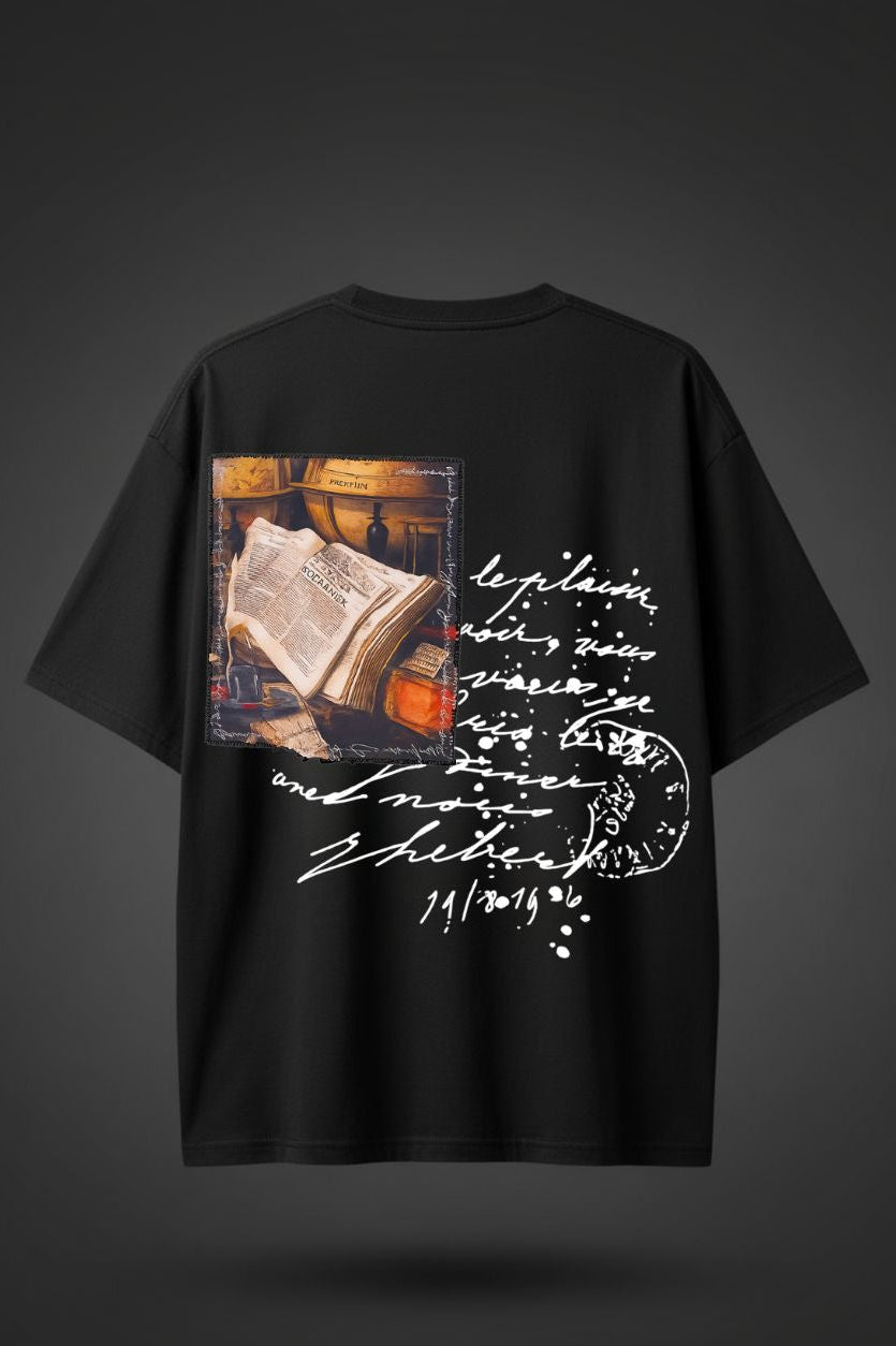 Book Oversized T-Shirt – Front & Back Print